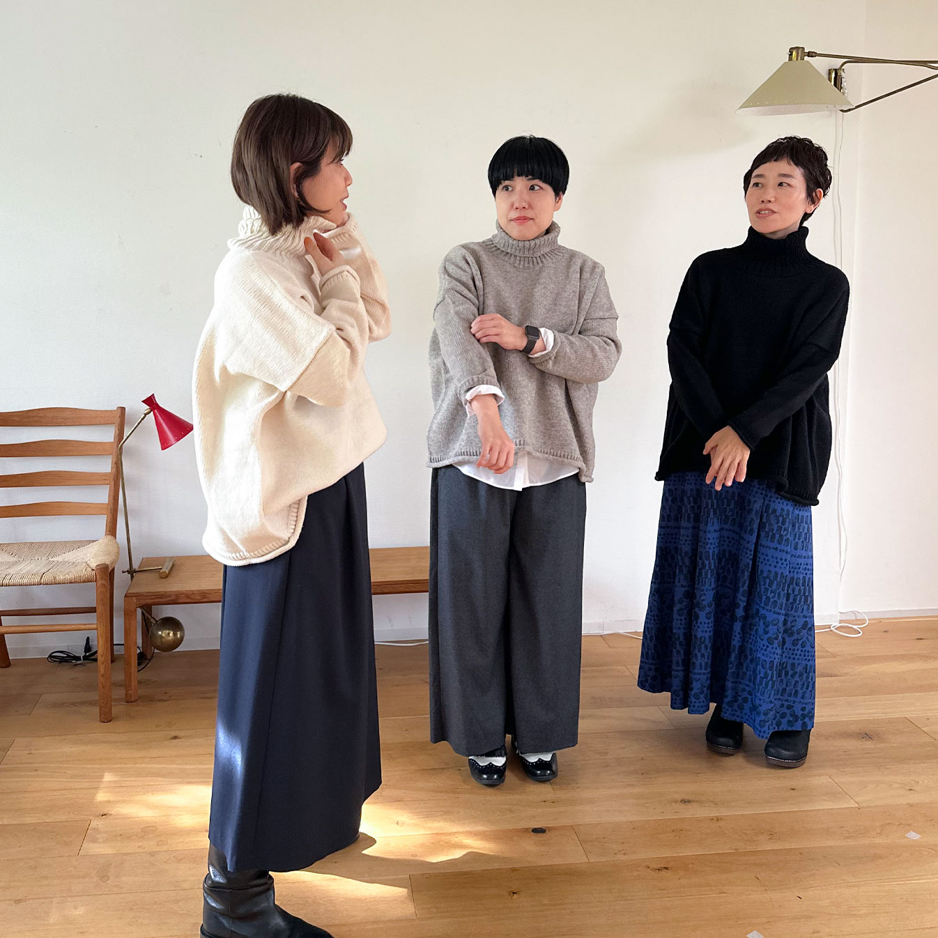 新品 utilite ペルーハイランドウール タートルネックニット